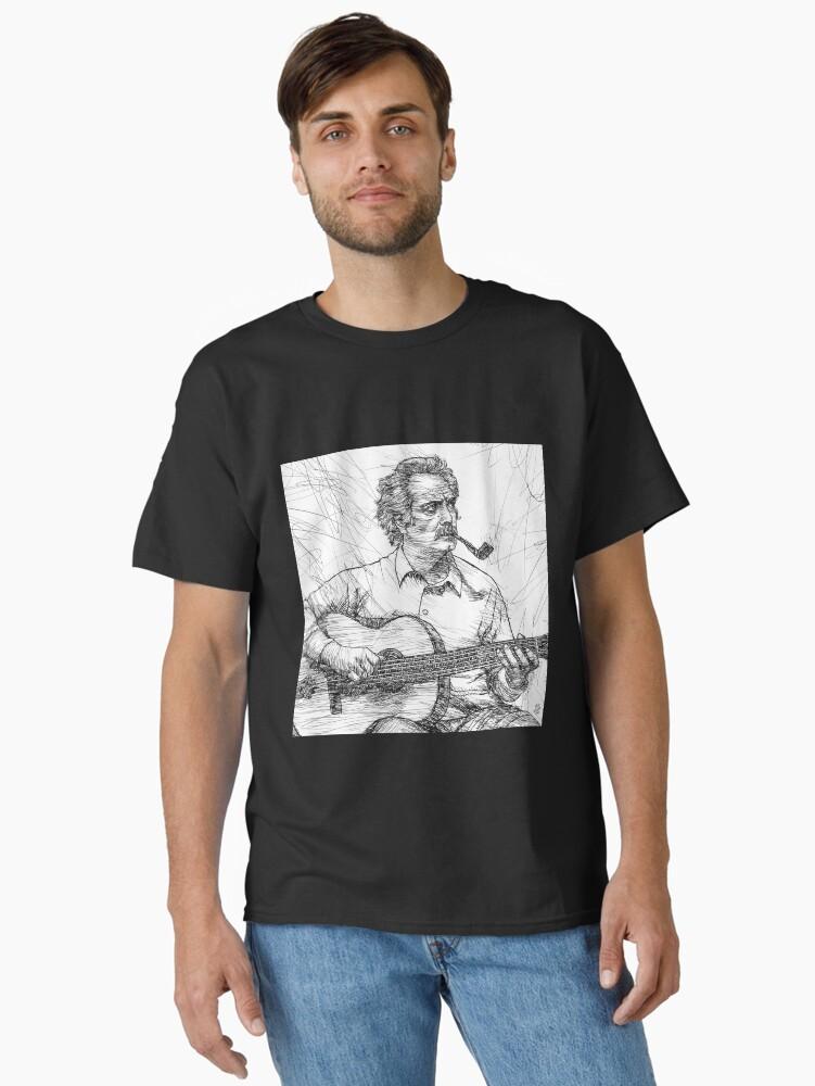 Georges Brassens GEORGES BRASSENS ink portrait .1 Classic T-Shirt