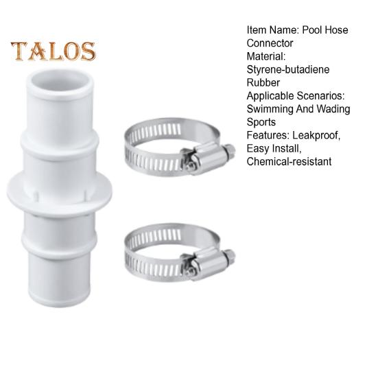 Pool Hose Adapter Connector 1-1/2" or 1-1/4" Pool Vacuum Hose Adapter Strong Sealing Easy Install Pool Hose Coupling for Pool Cleaners Pump Filter