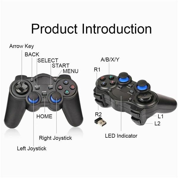 2.4G Wireless Controller Gaming Gamepad Джойстик для Android Tablet Phone PC TV