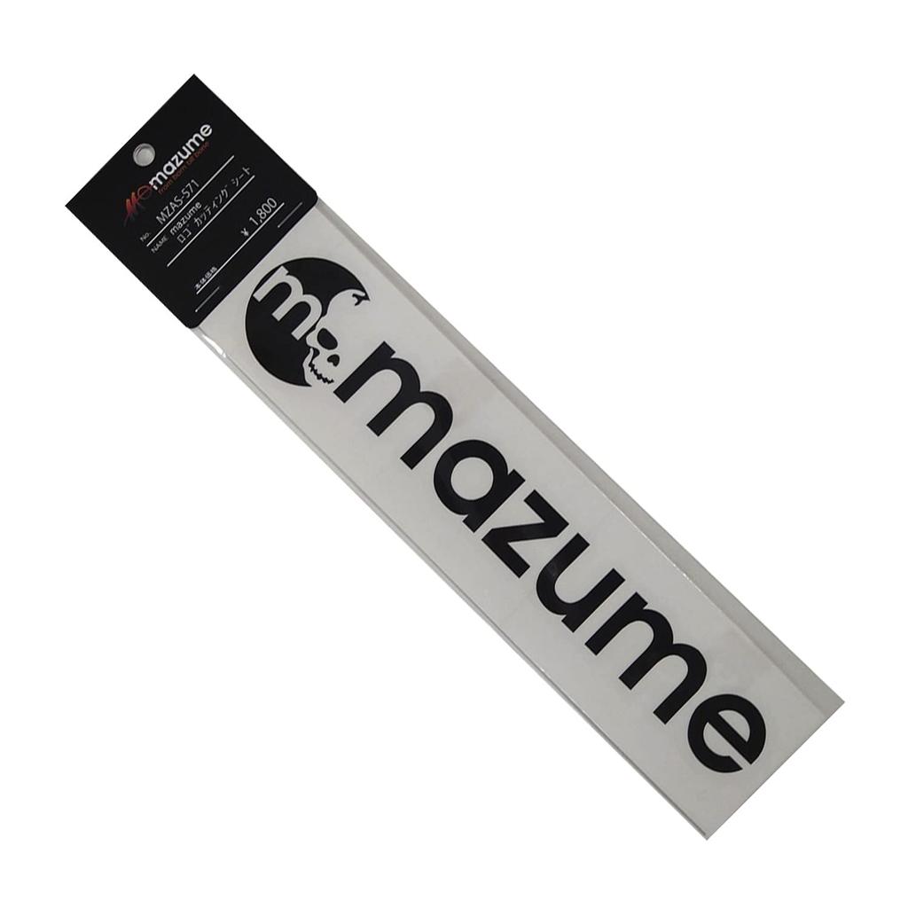 Mazume Logo Cutting Sheet MZAS-571-01 Black