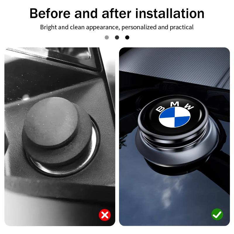 BAAV1 2025 Hot 1PC Universal Car Cigarette Lighter Cover Eject Button Dust Cover Car Accessories Interior For BMW E46 E90 E60 F30 F10