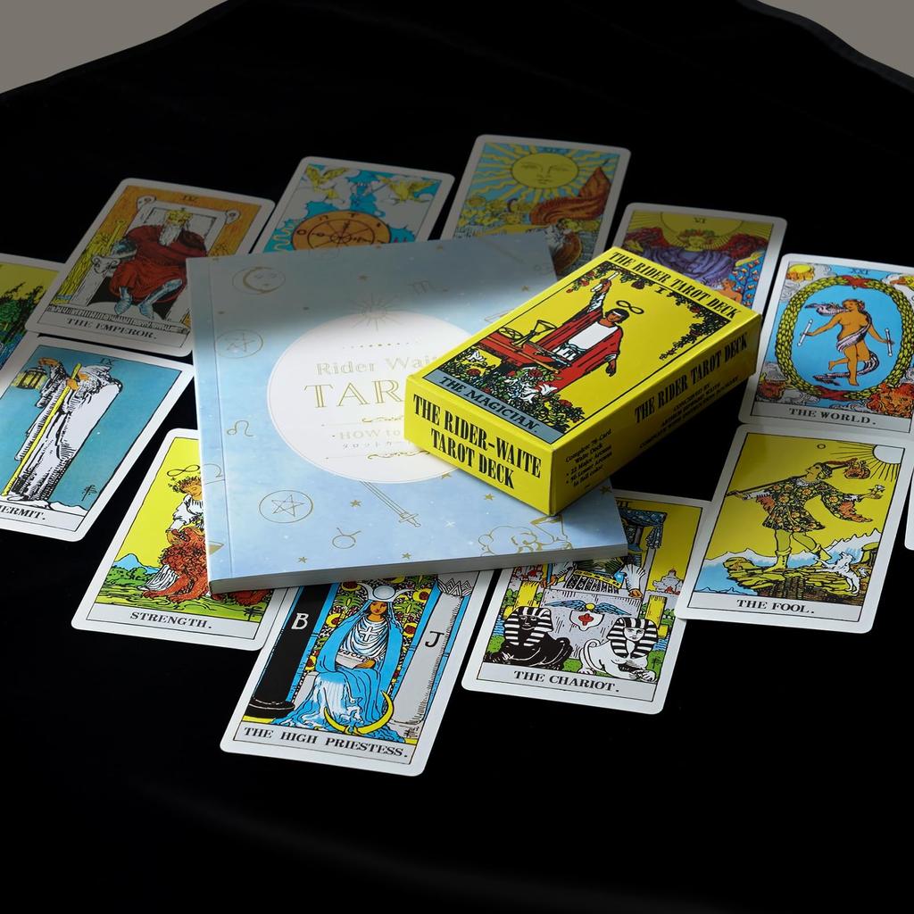 You Have Tarot Introductory 100 Japanese Explanation Quick Reference Table Tarot Cross for Weight Rider Fortune Telling Cards,