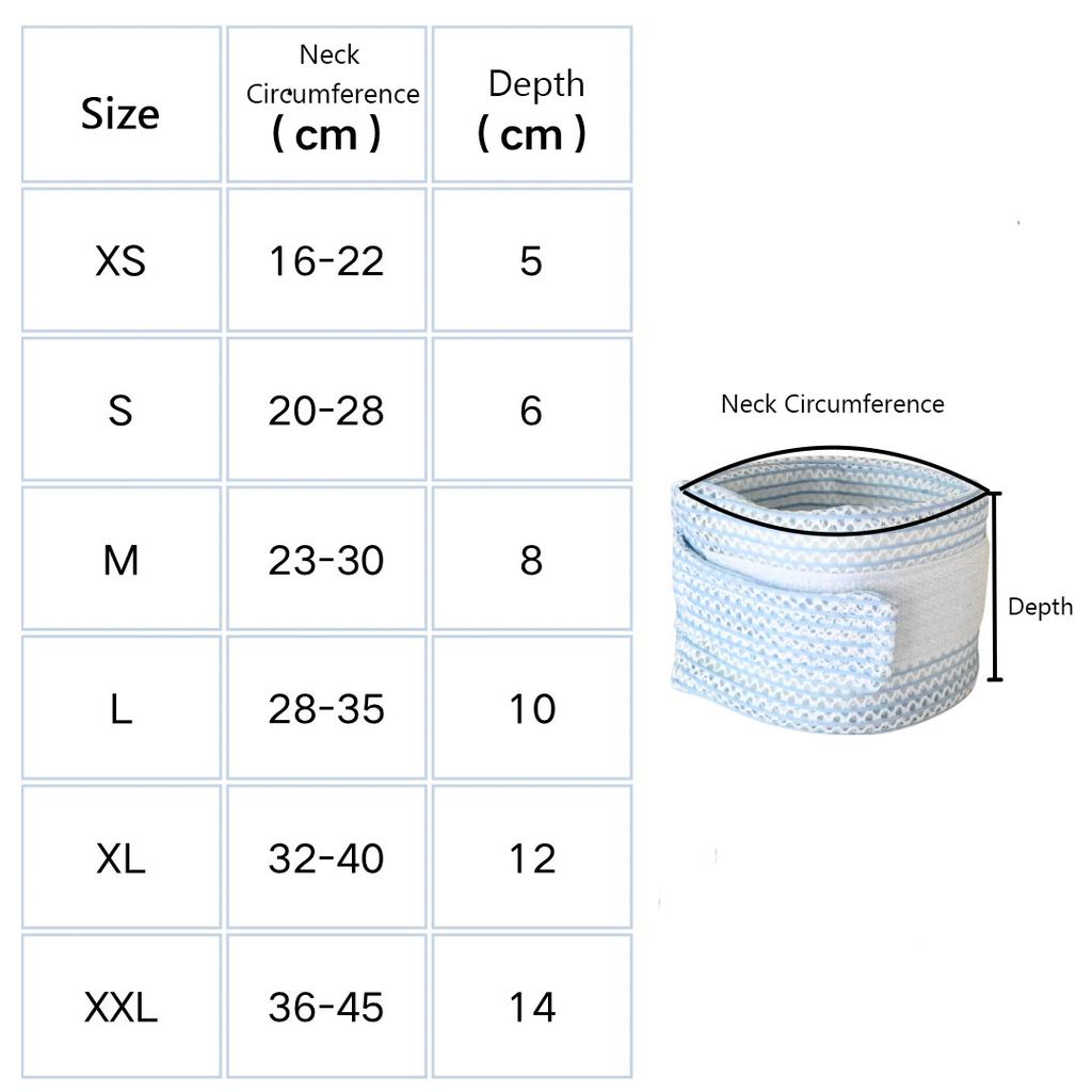 Pet Neck Collar Support Cushion Soft Protective Cone for Dogs Cats Skin Wounds Licking Scratching Prevention Recovery Comfort