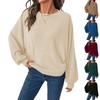 Women's Solid-color Fashionable Long-sleeved Top