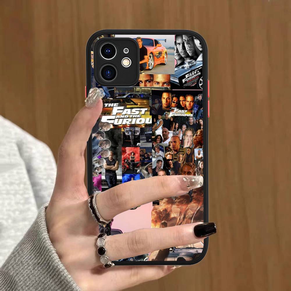 Серия фильмов Форсаж F-Furious Для IPhone Air 16 15 14 Plus 13 12 11 Pro Max Матовый чехол Гелевый ударопрочный чехол для телефона