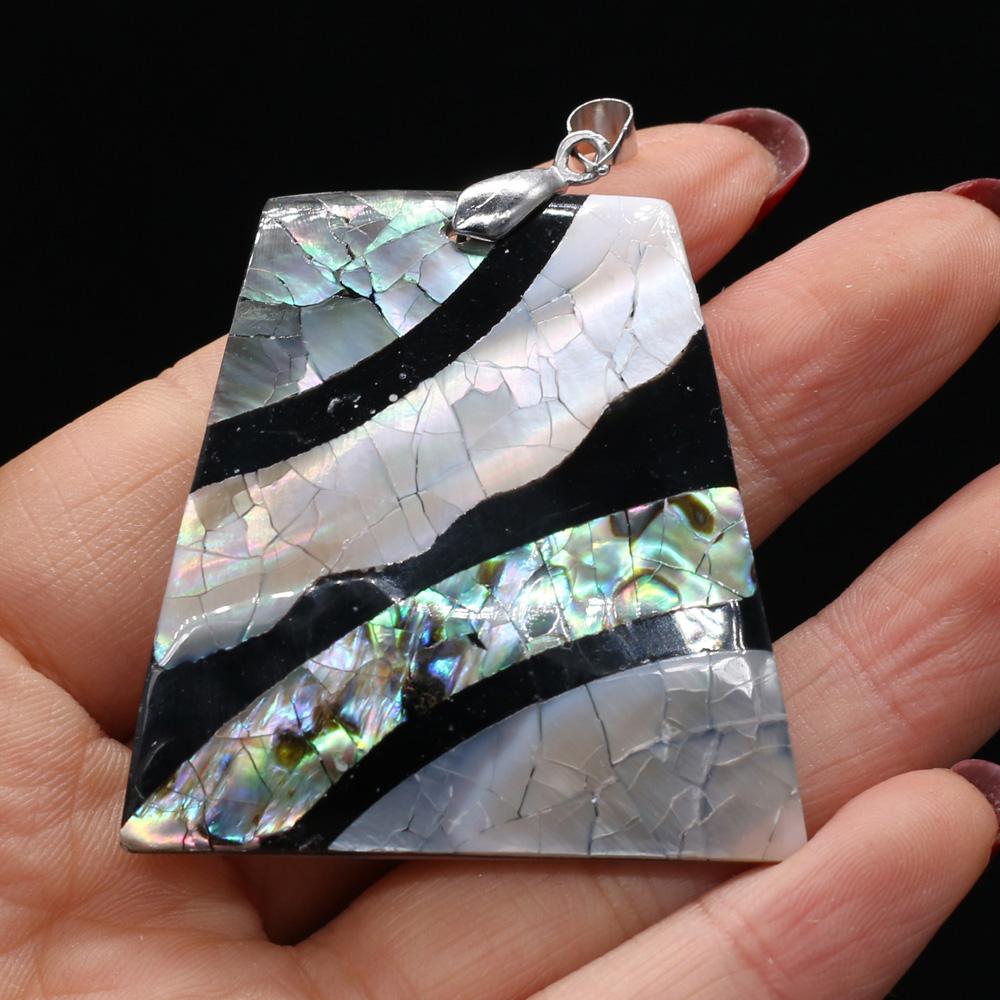 Сращивание кулон натуральный ракушка нерегулярный кулон для изготовления ювелирных изделий своими руками ожерелье браслет аксессуар