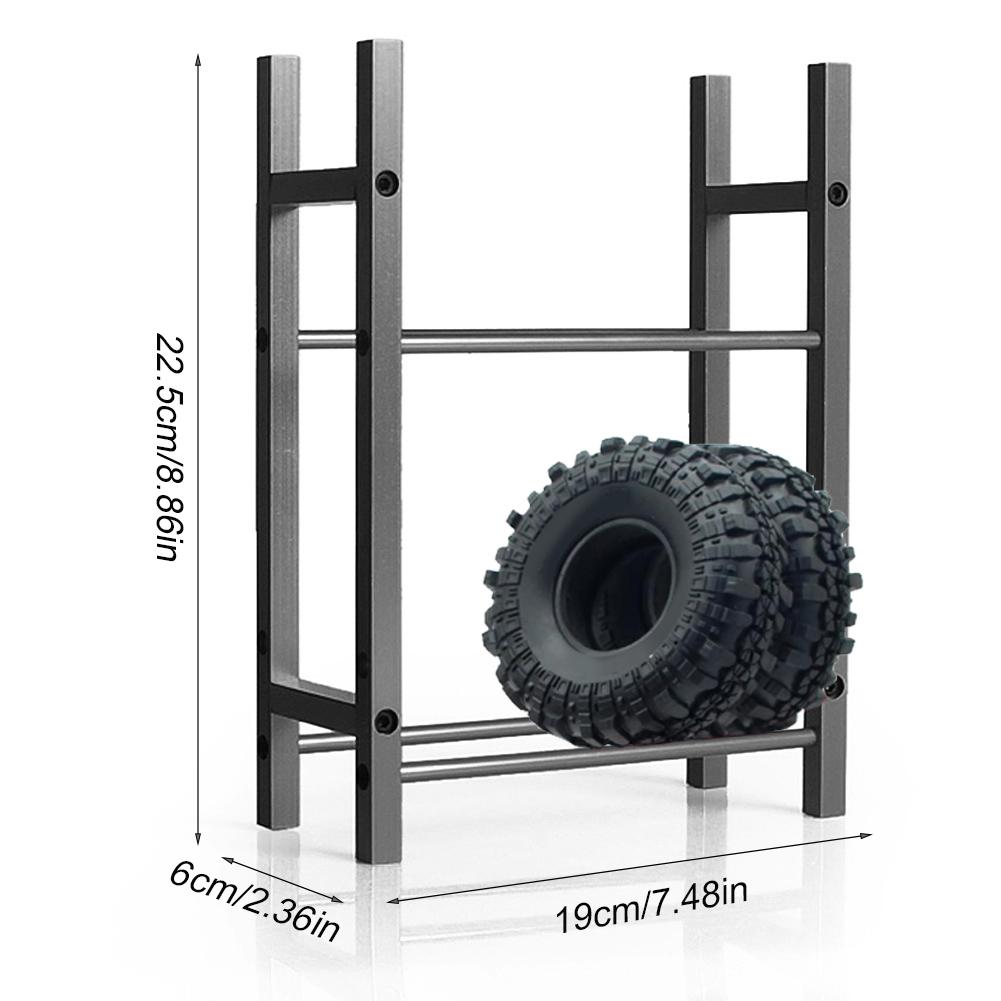 1.9 Inch Simulation Wheel Hub Tyres Shelf Tire Storage Rack for 4CelsiusSCX10 1Celsius10 RC Car