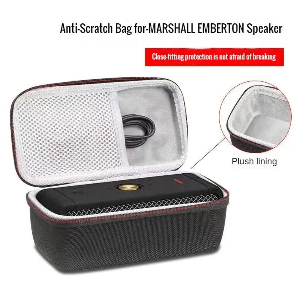 1Pcs Dustproof Hard EVA Case for MARSHALL EMBERTON Speaker For MARSHALL EMBERTON Speaker