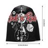 Music Dice Rockers Guitars Rockabilly Rock and Roll Washed Warm Bonnet Cycling Casual Beanies Protection Unisex Women Hats