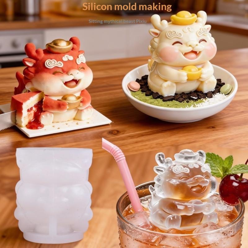 3D Силиконовая Форма Лошадь Храбрые Войска Рыба Diy Ледяная Скульптура Помадка Конфеты Шоколад Форма Гипс Смола Формы Торт Декор Инструменты