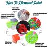 8 Pcs Diamond Painting Coasters Kits Red Rose Acrylic Diamond Painting Art Coaster Kit for Coffee Table Bar Mugs Glass Cup Beer