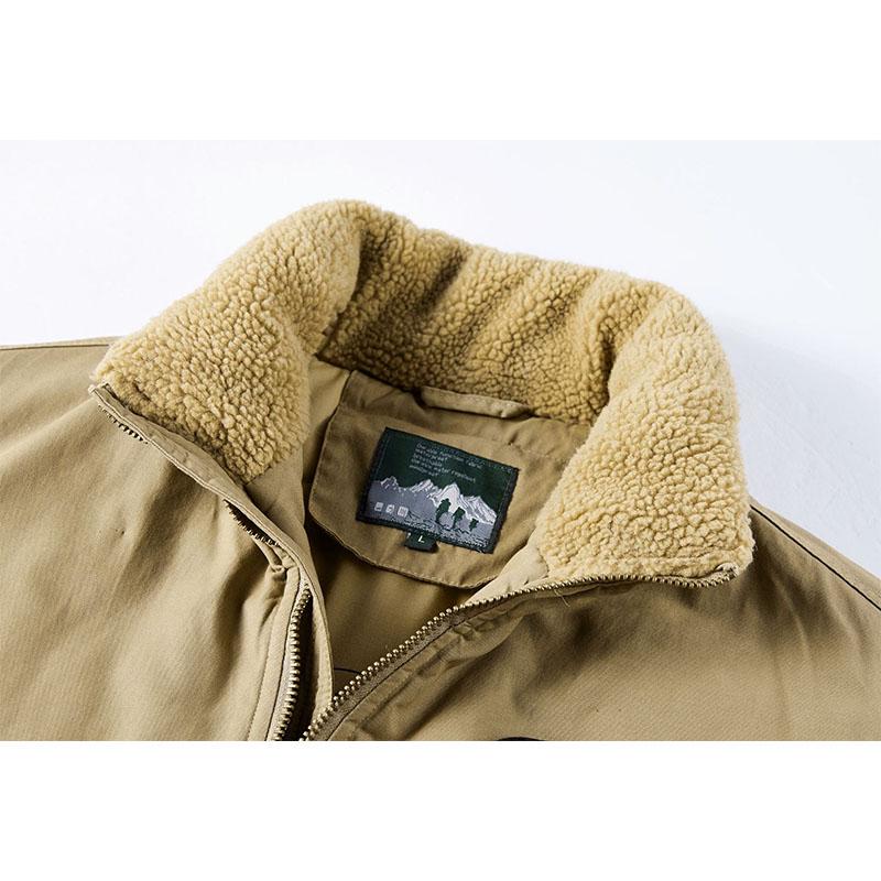 Осенне-зимняя мужская куртка на хлопковой подкладке, стеганая куртка больших размеров, зимняя летная куртка, ветрозащитное сохраняющее тепло пальто