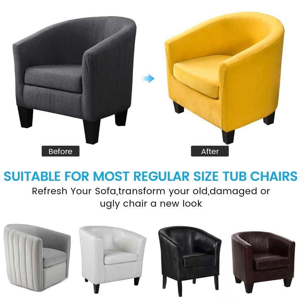 Stretch Armchair Cover Club Chair Cocktail Chair Sofa Covers Lounge Chair Chair Cover