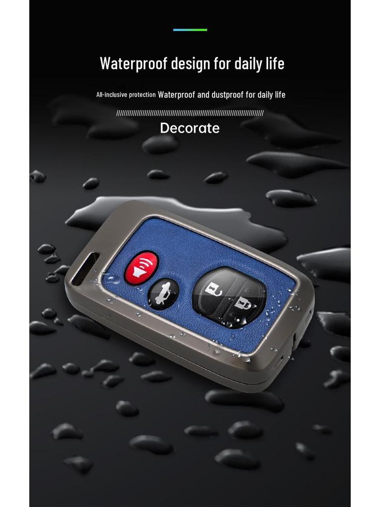 Совместимый чехол для ключа для моделей Toyota: Corolla, Levin, Camry, Highlander, RAV4, Crown, CHR, Reiz