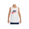 Sportswear Comfortable Fashionable Skin-Friendly Soft Sleeveless Kids Tops White HM5843-100