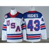 NHL Hockey Jersey USA Team Canada National Ice Uniform Cotton Sport Shirt Men