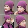 Autumn and Winter Middle-aged and Elderly Rabbit Fur Beret Hats Female Thickened Warm and Cold Earmuffs Baotou Caps