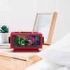 Colorful Digital Alarm Clock with 7 Colors and 4 Color Changing 5""  Dimmable Large LED Display