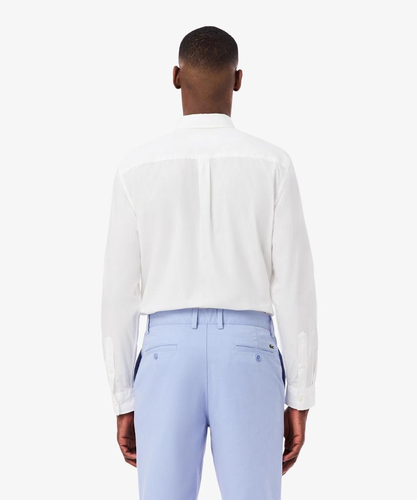 Мужская легкая рубашка с длинным рукавом из поплина LACOSTE Ch6250-56G 001