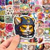 50 Stickers Mixed Ball Car Mobile Phone Notebook Decorative Stickers Repeatedly Stick Waterproof Stickers