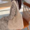 Vintage Knit Bag Women's Bag Hollow Weave Bag Tote Bag Shoulder Bag Shopping Bag