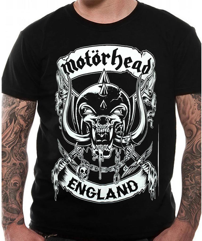 Официальная футболка Motorhead Скрещенные мечи Герб Англии Черная Новая S-XXL