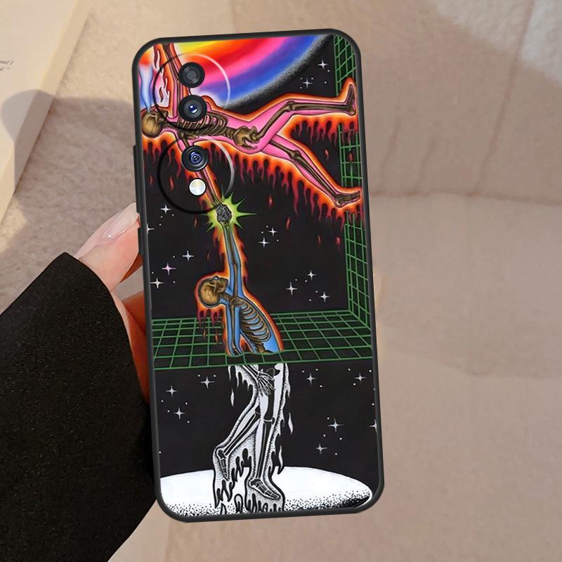 Чехол-обложка Spiritual Trippy Psychedelic для Honor Magic 7 6 5 Lite V5, для Honor 400 Pro 200 50 70 90 X8a X8b X9a X9b X9c