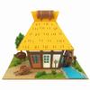Sankei Miniature Art Mini Farmhouse and Waterwheel MP05-09