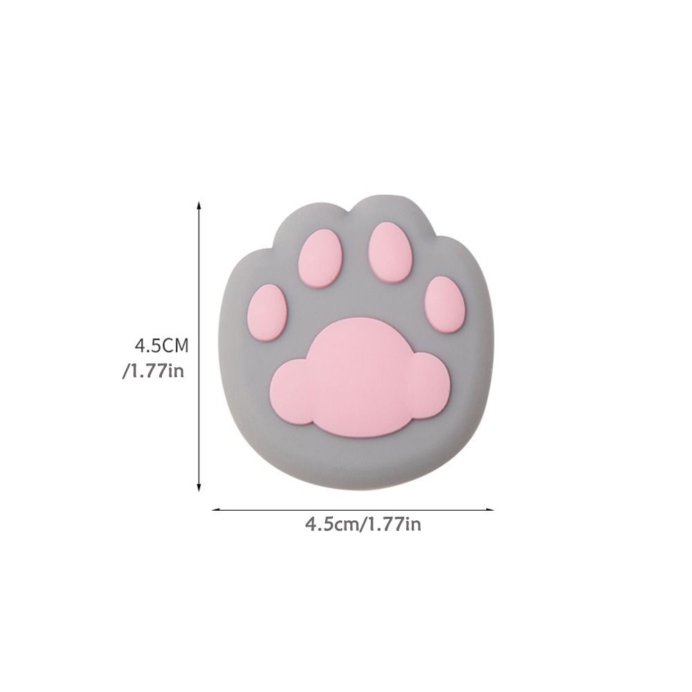 2Pc Cat Claw Door Handle Bumper Wall Protector Door Stopper Cartoon Door Crash Pad Furniture