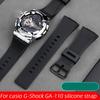 16 мм силиконовый мужской ремешок для часов Casio G-Shock GA-110 GM-110GB GA-110 GA-100 GA-120 Резиновый силиконовый ремешок для часов аксессуары