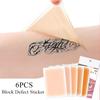 New 6PCS Tattoo Cover Up Skin Color Scar Concealer Sticker Portable Flaw Birthmark Concealing Waterproof Beauty Cosmetic Tools