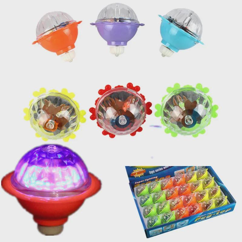 Светящаяся быстро вращающаяся мигающая игрушка-гироскоп