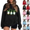 Women's Casual Fashion Valentine's Day Print Long Sleeve O-Neck Sweatshirts Pullover Top