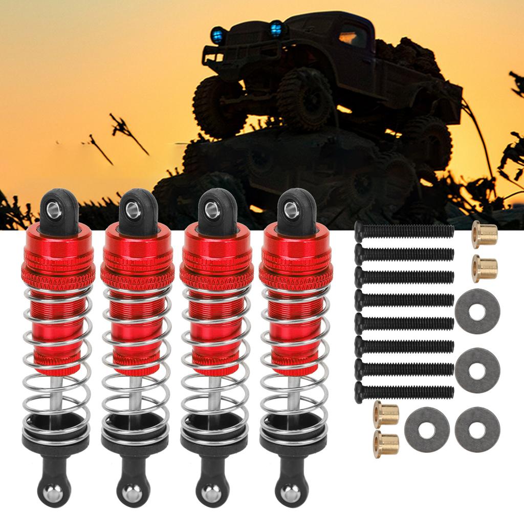 4Pcs RC Metal Damper Set for MN86 MN86S MN86K MN86KS 1Celsius12 RC Crawlers