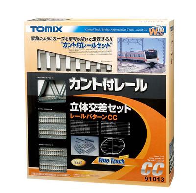 Комплект наклонных рельсов TOMIX N Gauge CC 91013 для моделей железных дорог