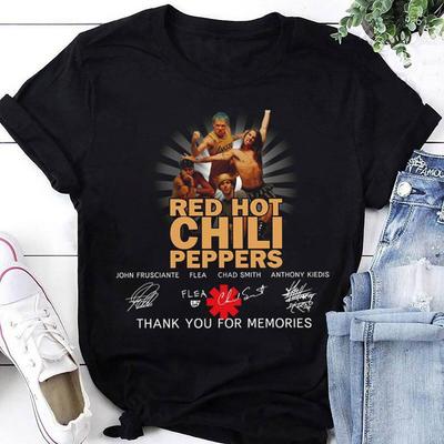 Футболка с автографами группы Red Hot Chili Peppers, Футболка тура Red Hot Chili Peppers 2024