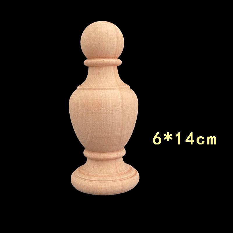 Европейская тумба из массива дерева - Декоративный резной деревянный шар для мебели и перил