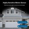 Battery-Operated Motion Sensor Lights Outdoor, Wireless LED Flood with Detector Activated Security Lightfor Outside House Garage, Battery Operated