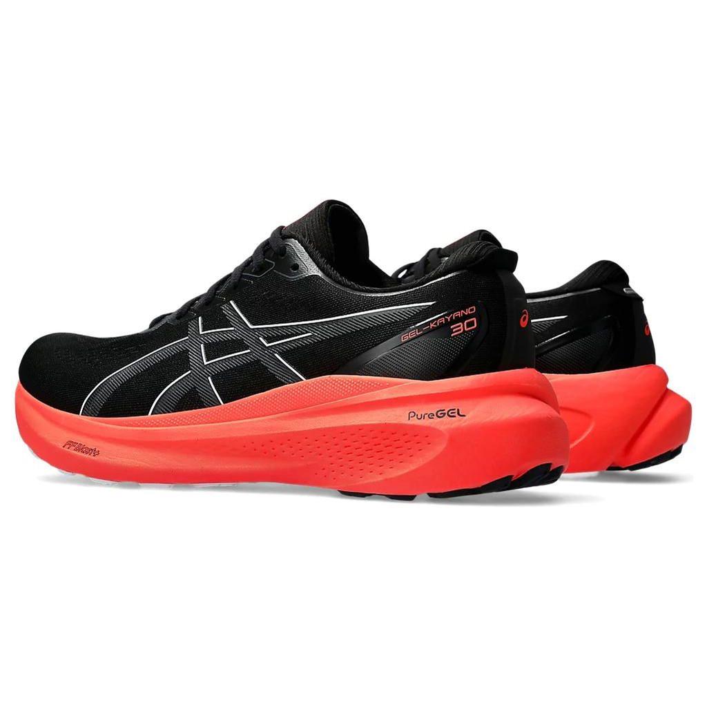 Asics Gel Kayano 30 Black Sunrise Red Men Sneakers Carrier-Grey 1011B548-006
