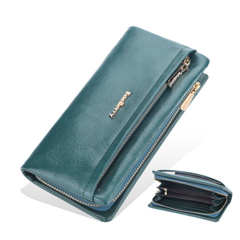 Baellerry Brand Design Handbags Artificial Leather Phone Bags Fashion Zipper Long Wallets Card Holder Coin Purse