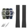 Силиконовый ремешок для часов PP Patek Philippe Grenade AQUANAUT Серии 5167A/5168G Аксессуары для ремешка 21 мм