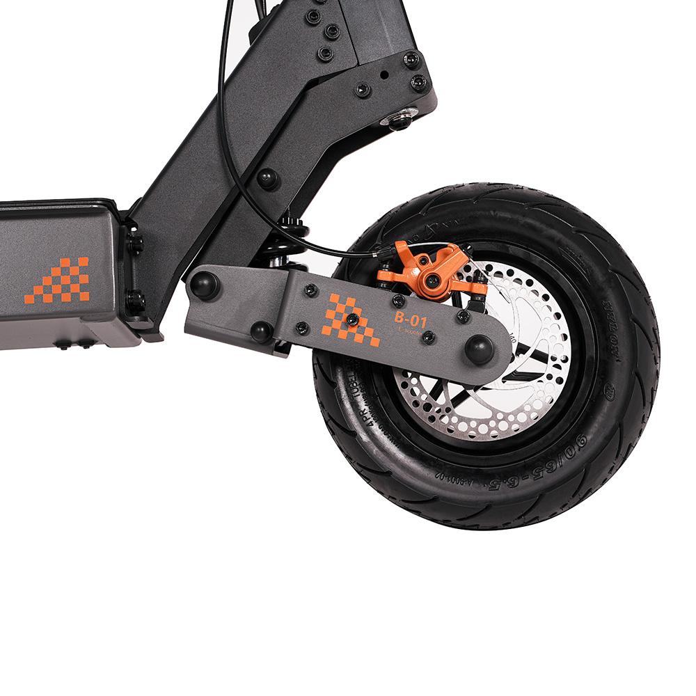 KuKirin Внедорожный электроскутер G4 с двигателем мощностью 2000 Вт, аккумулятором 60 В 20 А·ч, максимальным запасом хода 75 км, максимальной скоростью 70 км/ч, 11-дюймовыми вакуумными шинами