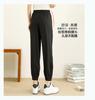 Summer high waisted slimming casual pants, comfortable and versatile, cropped pants for children