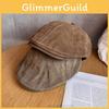 Solid Classic Color Retro Newsboy Cap Faux Suede Material Fall Women Winter