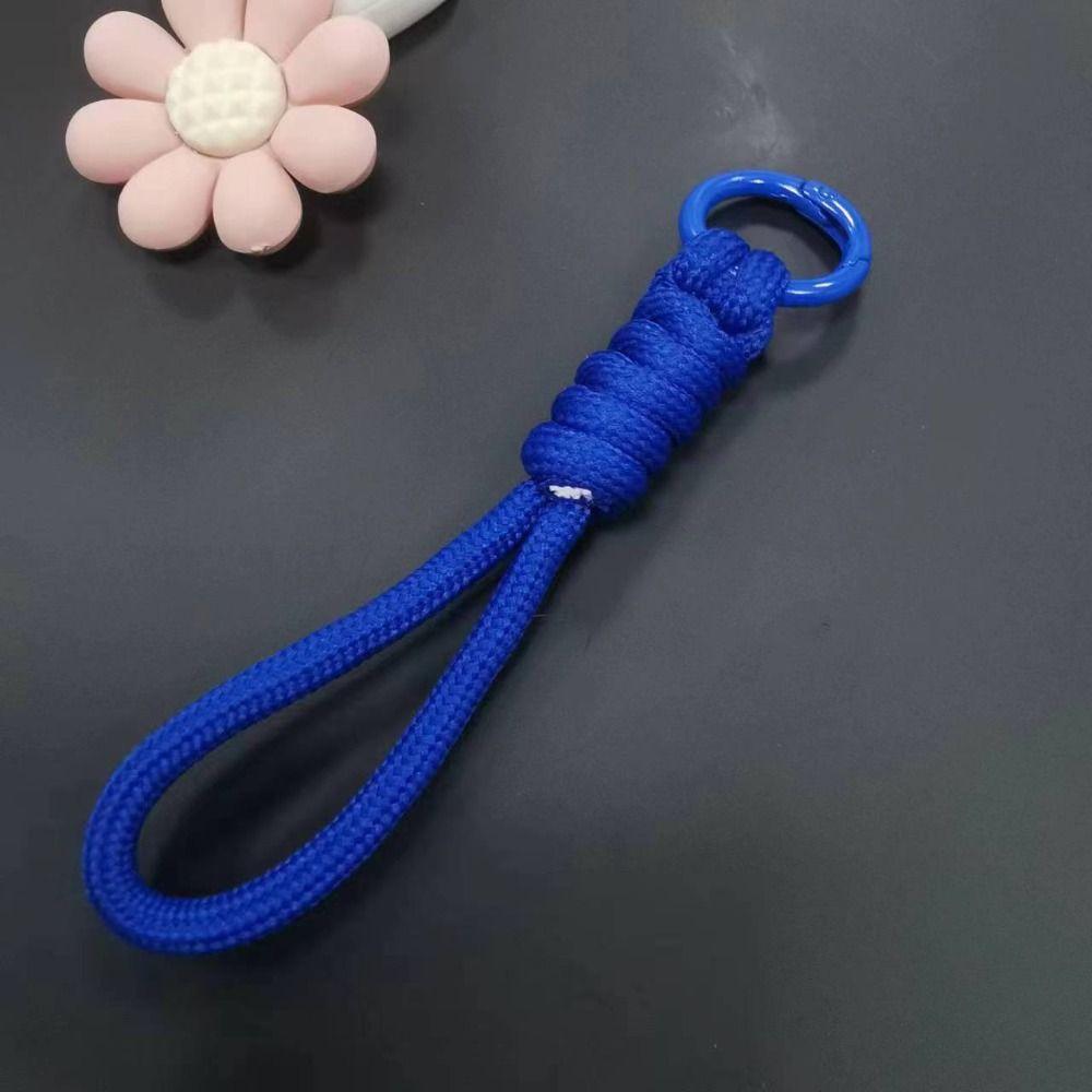 Плетеный тканый подвесной шнур, красочный брелок, прочный шнурок на запястье