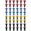 12pcs Bicycle Disk Brake Rotor Bolts Lightweight Steel Repair Accessories Mountain Bike Color Non-slip Disc Screw