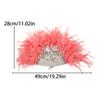 Chinese Hand Fan Feather Palaces Fan for Costume Props Party Dancing Performances Props Wedding Decorations Travel