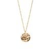 Vendome Necklace K10 Yellow Gold Sun and Moon Coin GJVN045455YG [Official] [VIH Aoyama]