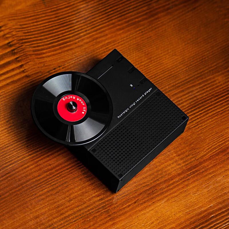 Hyundai Retro Vinyl Record Mini Bluetooth Speaker YH-F033 CN plug (adapter included)