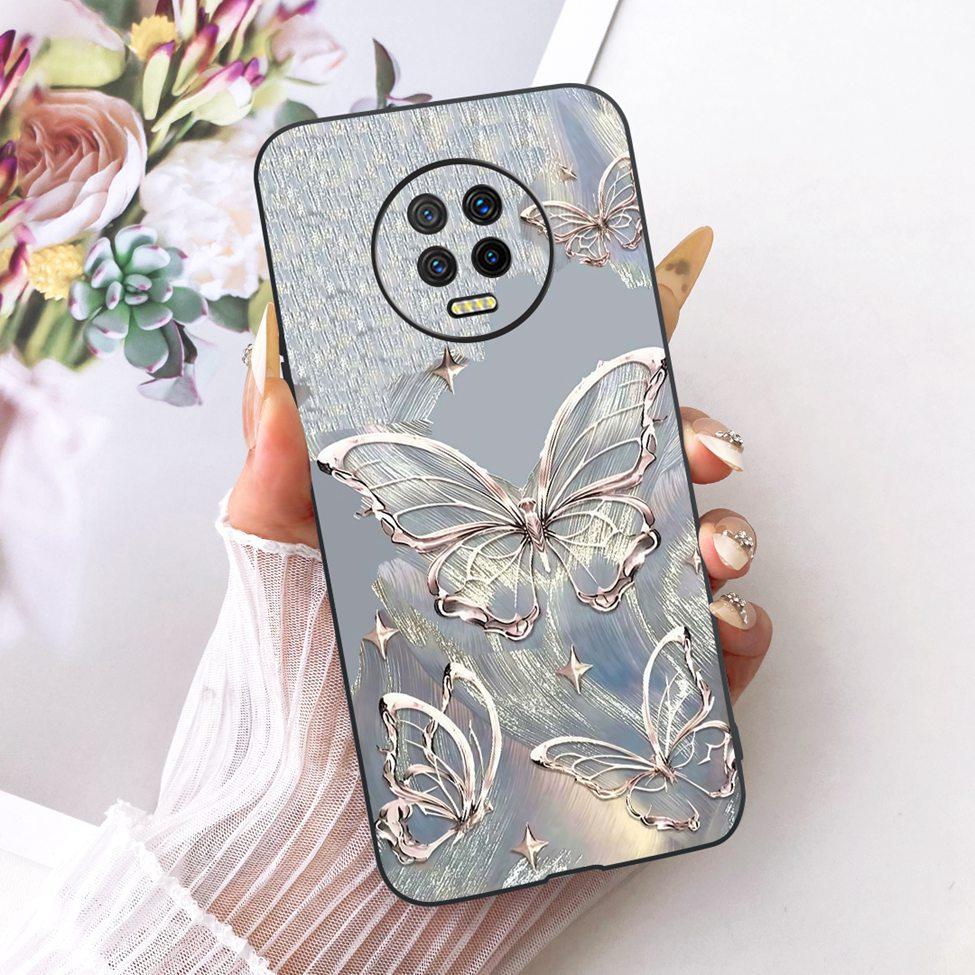 For Infinix Note 7 Case Cover Cute Cat Fashion Butterfly Funny Painted Silicone Phone Casing For Infinix X690B X690
